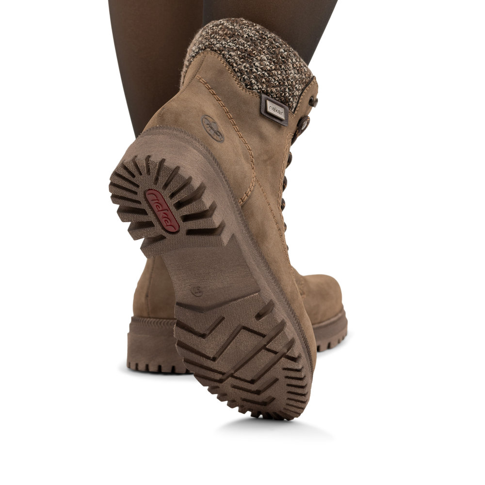 RIEKER Damen Stiefelette Boots braun Y7621-25 Biker-Style RIEKER Damen Stiefelette Boots braun Y7621-25 Biker-Style
