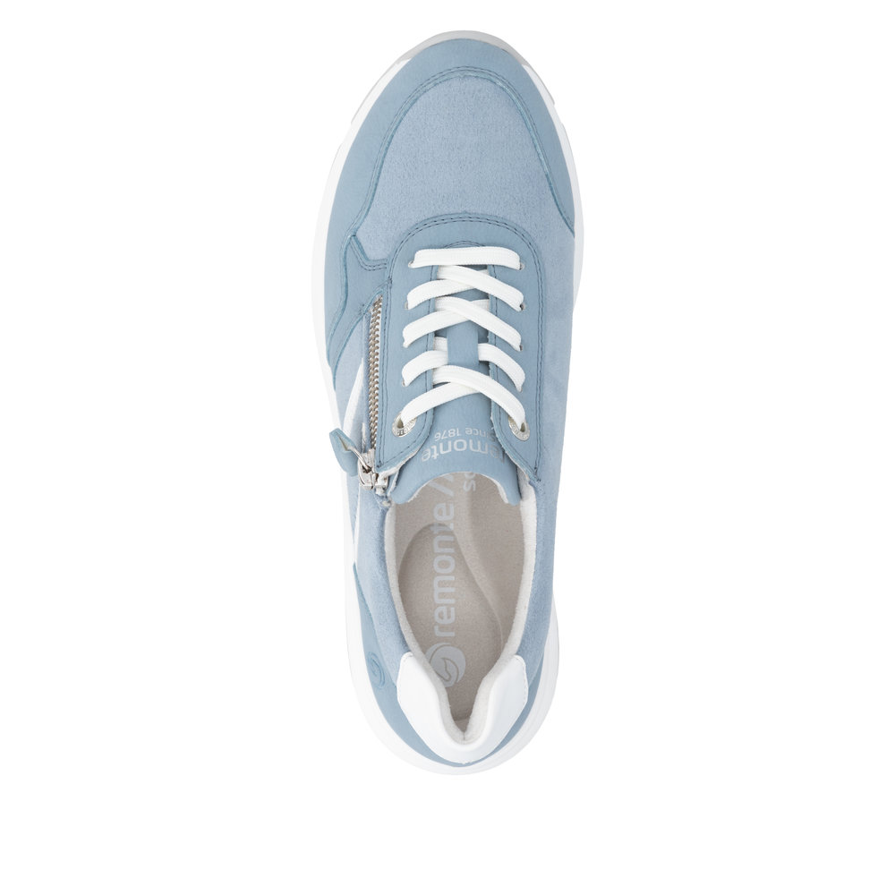 REMONTE Damen Sneaker hellblau D1S04-10 vegan