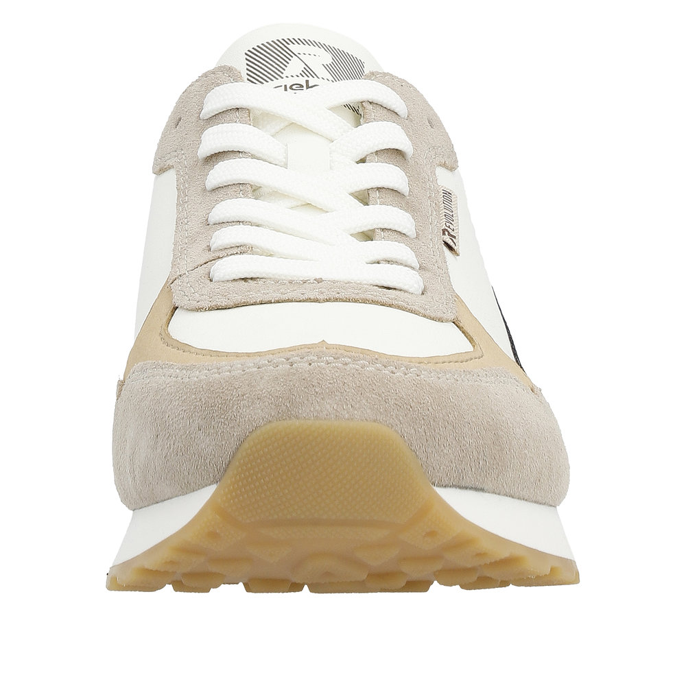 RIEKER REVOLUTION Herren Sneaker weiß beige U0307-80