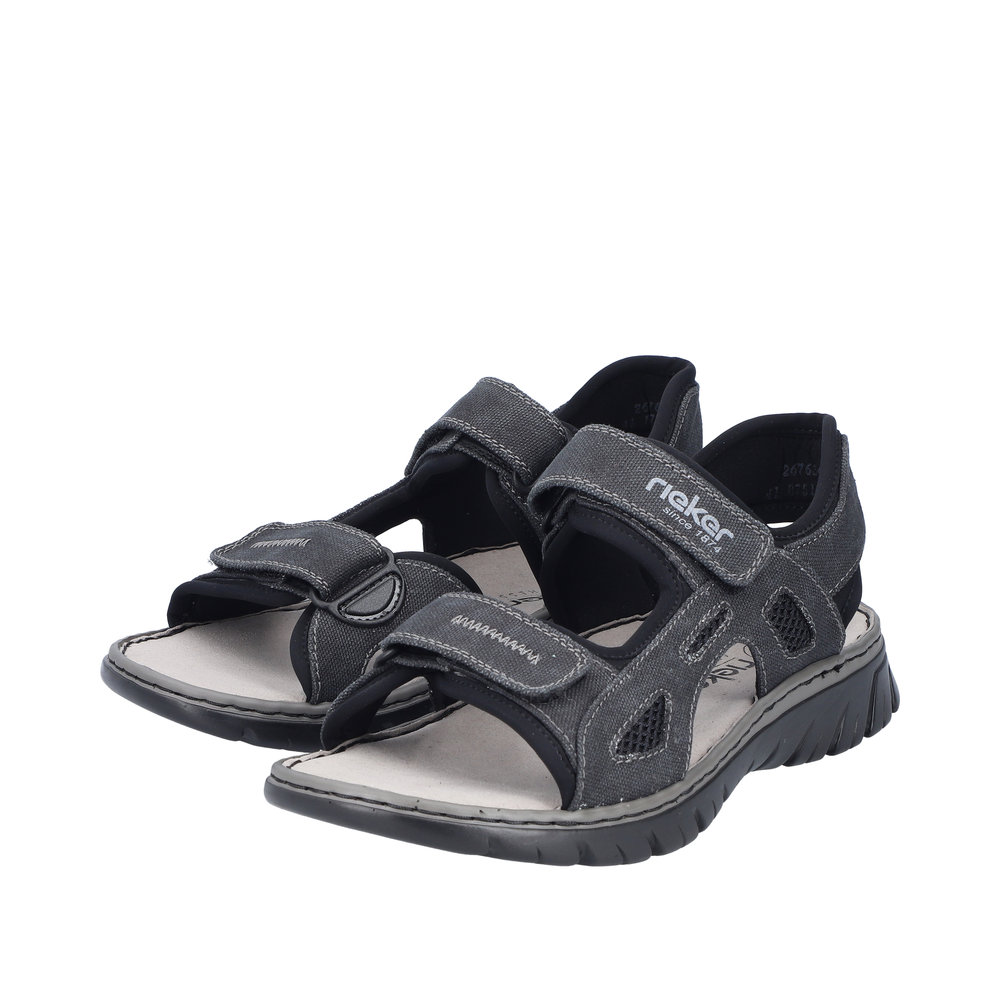 RIEKER Herren Sandalette Trekking grau 26763-45