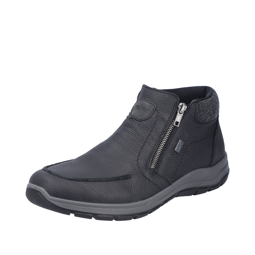 RIEKER Herren Stiefelette schwarz 03660-00 und Braun 03660-25