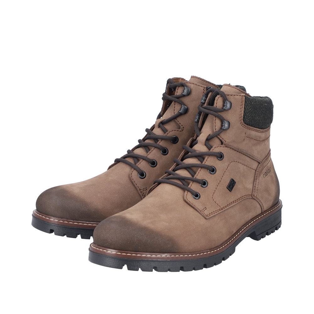 RIEKER Herren Stiefelette braun F3612-24 mit TEX
