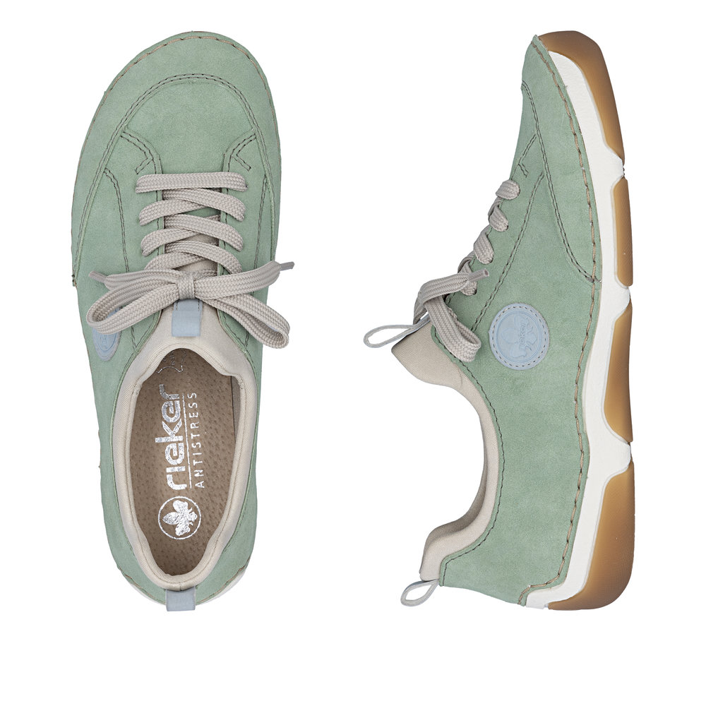 RIEKER Damen Sneaker Slipper grün 55950-52