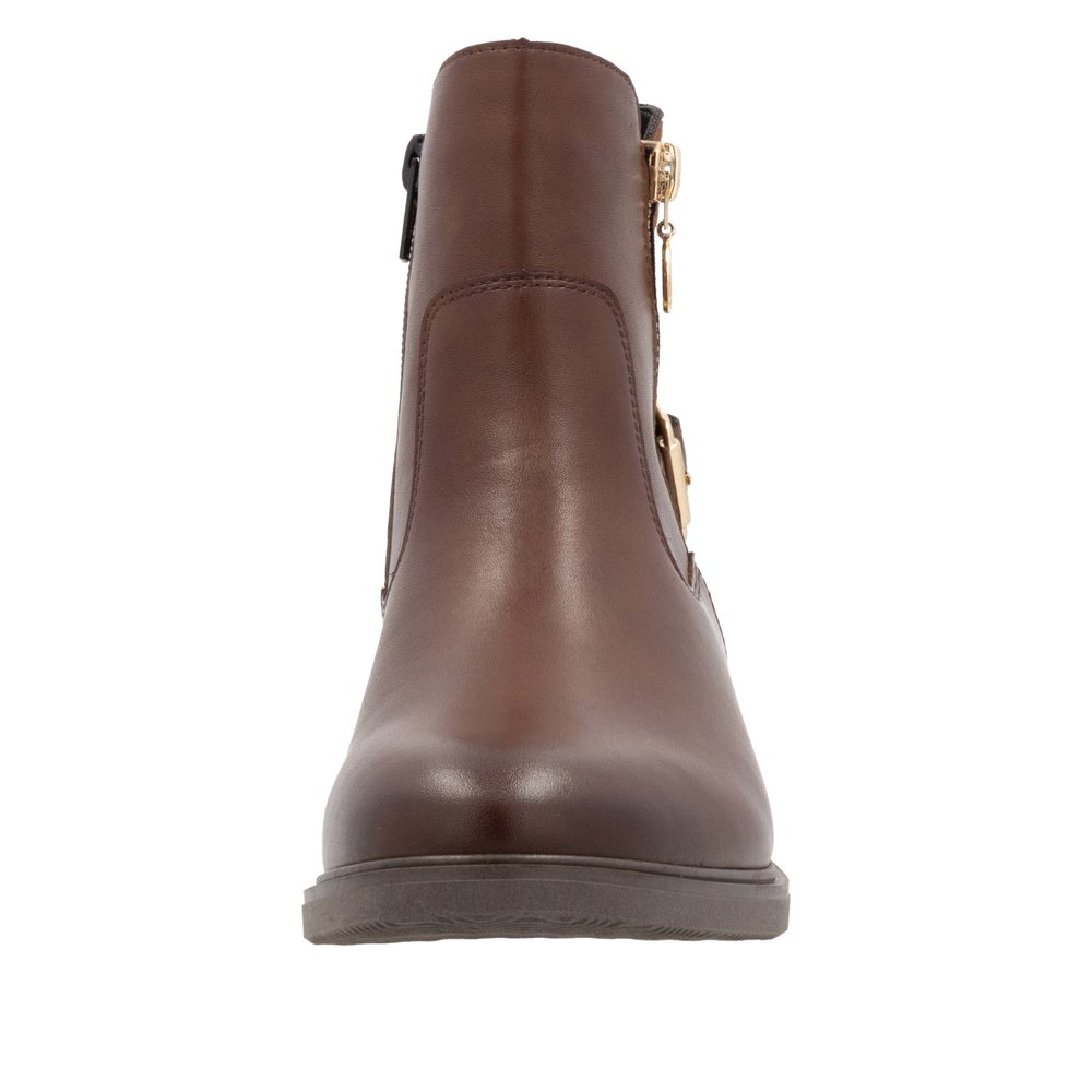 REMONTE Damen Stiefelette braun cognac D1U71-22