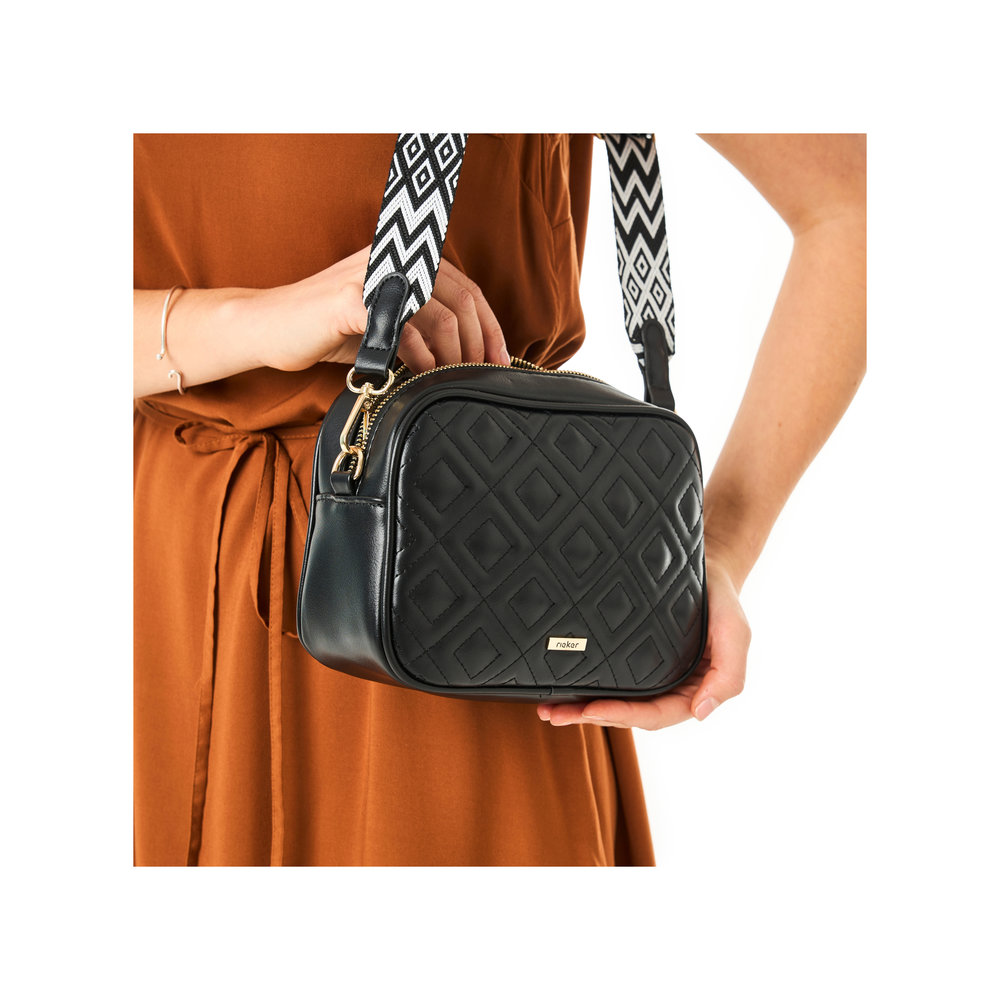 RIEKER Damen Tasche Schultertasche schwarz H1500-00