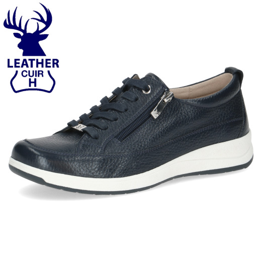CAPRICE Damen Sneaker blau 9-23724-46 Hirschleder