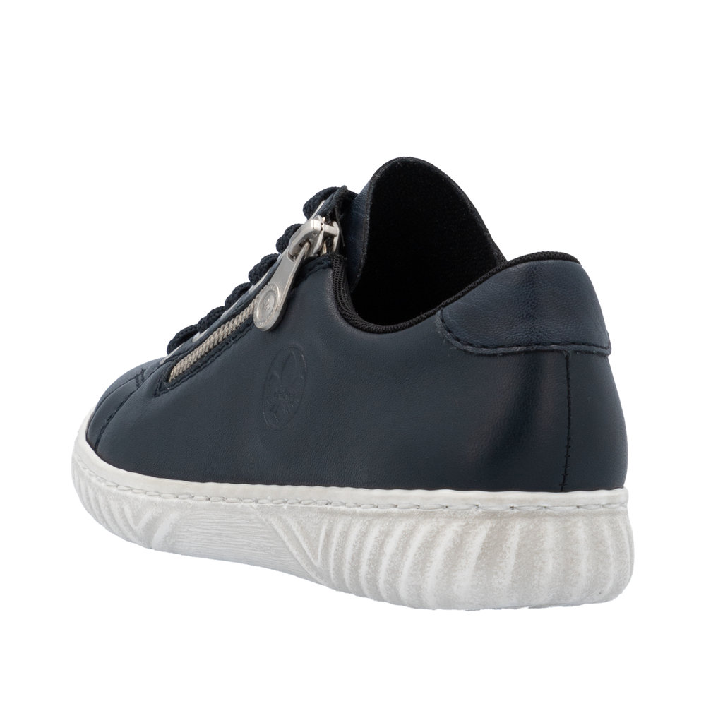 RIEKER Damen Sneaker dunkelblau N0900-14 echt Leder