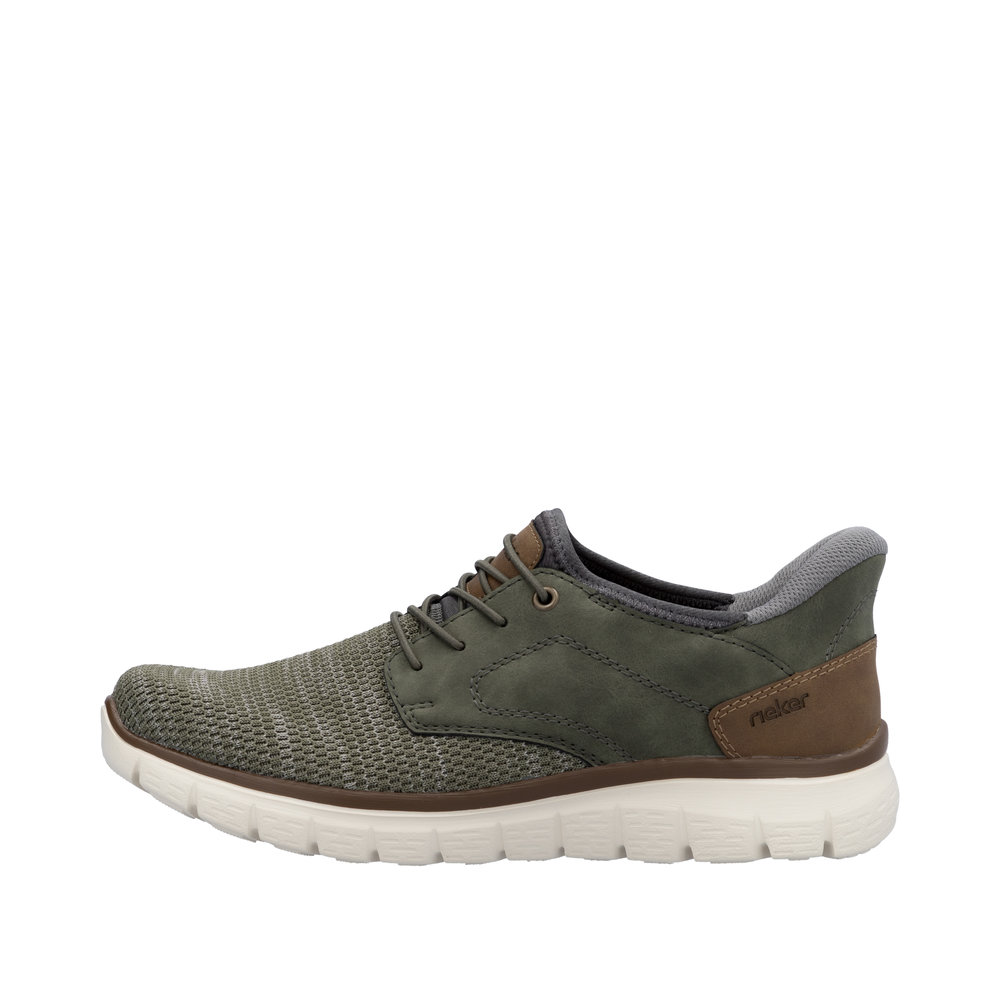 RIEKER Herren Sneaker Slipper grün B6658-52 Ready2Go