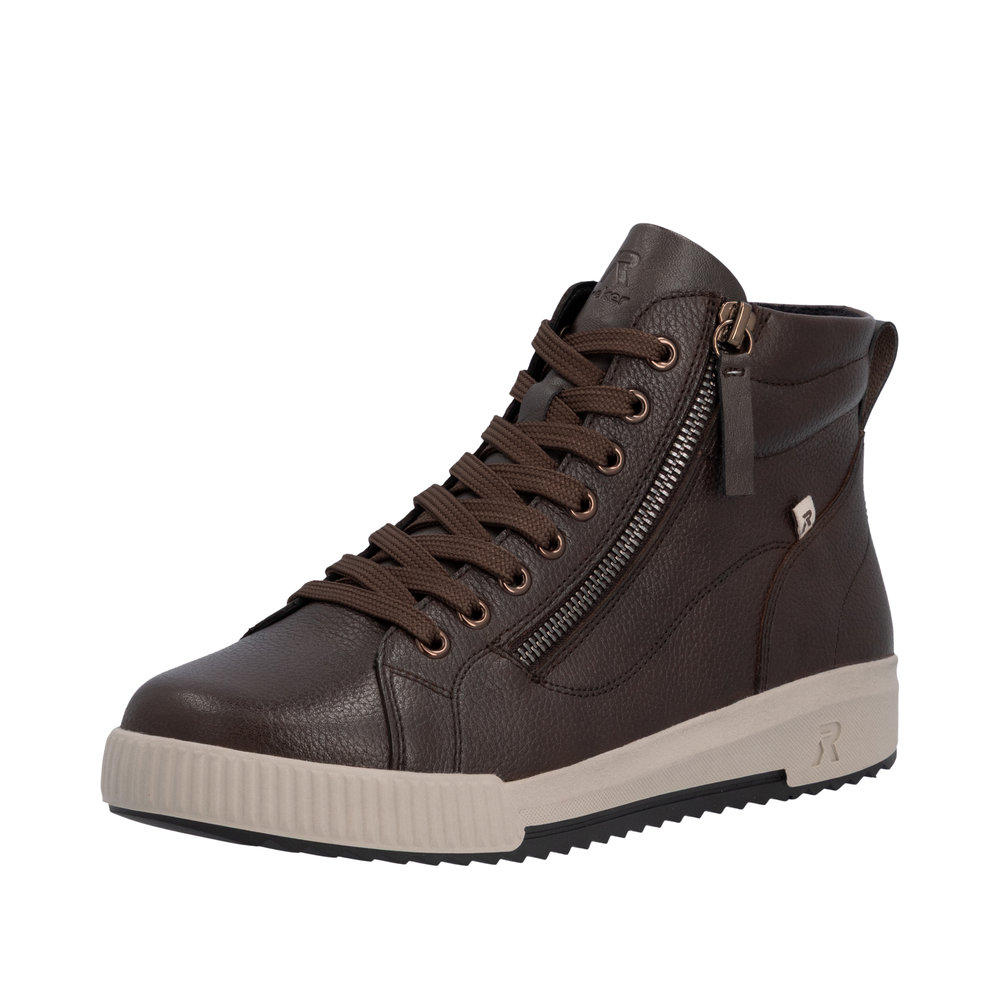 RIEKER Damen Stiefelette braun W0164-25 echt Leder RIEKER Damen Stiefelette braun W0164-25 echt Leder