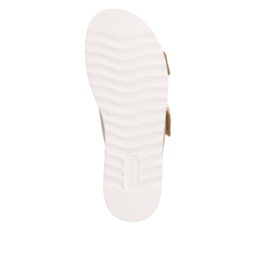 REMONTE Damen Pantolette beige D0Q66-62 lose Einlage