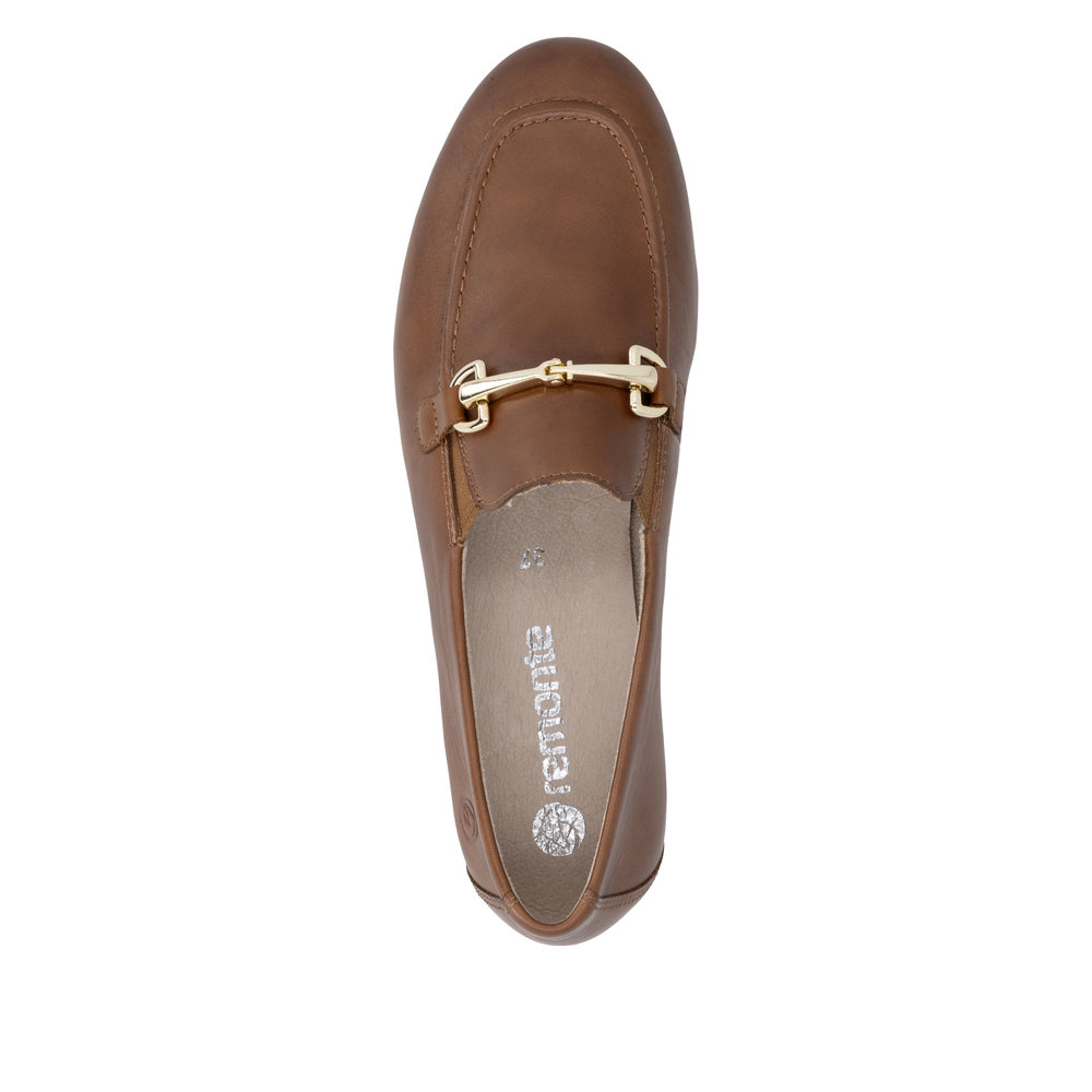 REMONTE Damen Loafer braun D0K13-24 Leder