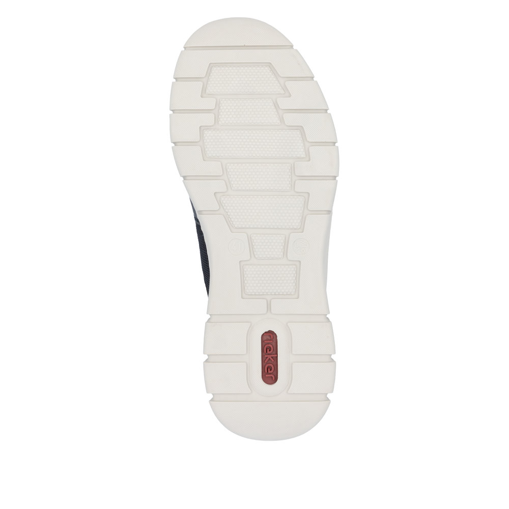 RIEKER Herren Sneaker Slipper blau B7796-14