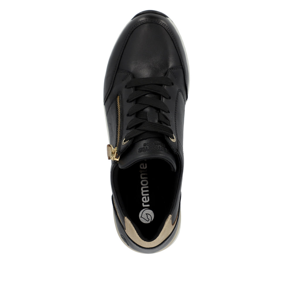REMONTE Damen Sneaker schwarz D0T03-01 echt Leder REMONTE Damen Sneaker schwarz D0T03-01 echt Leder