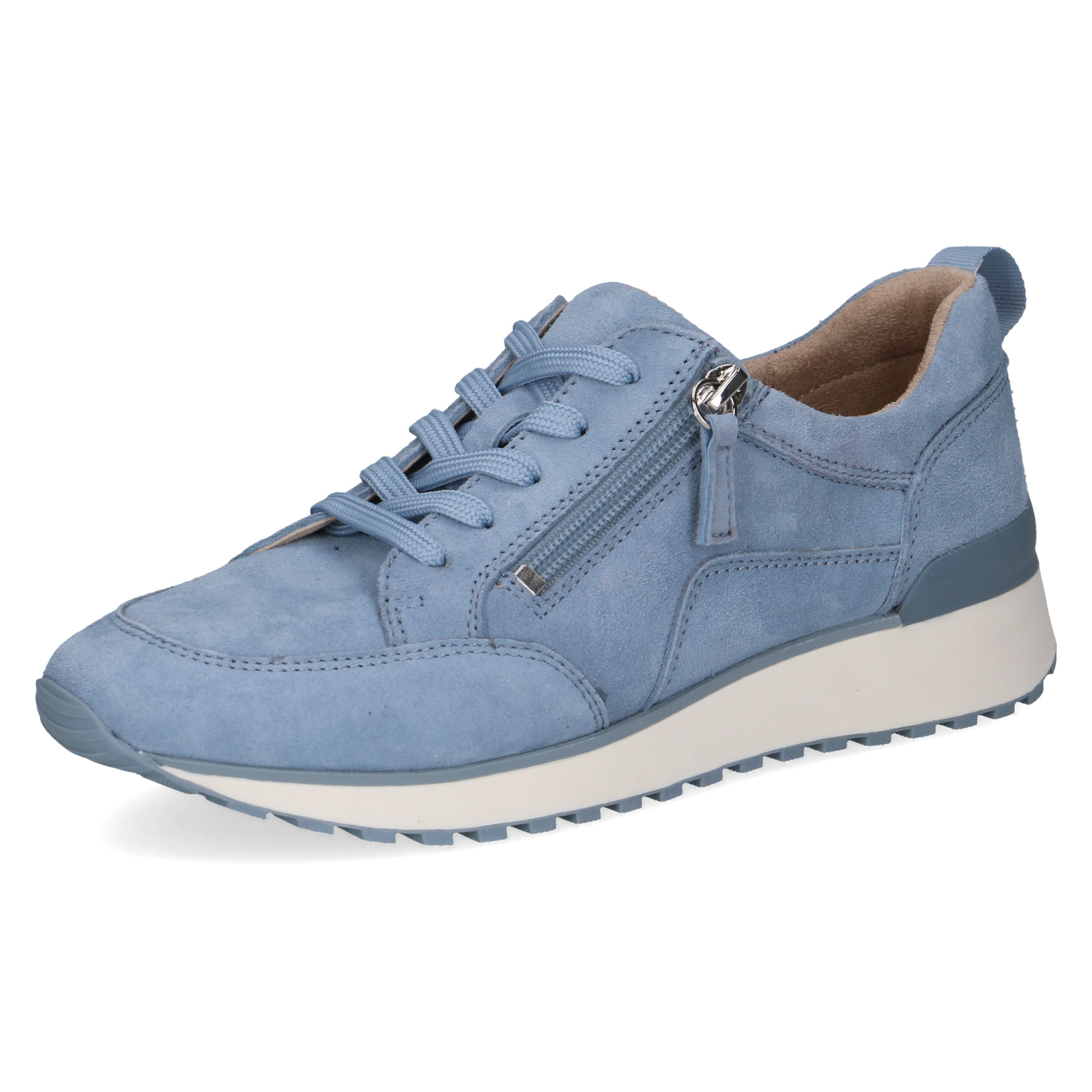 CAPRICE Damen Sneaker hellblau 9-23702-42 echt Leder
