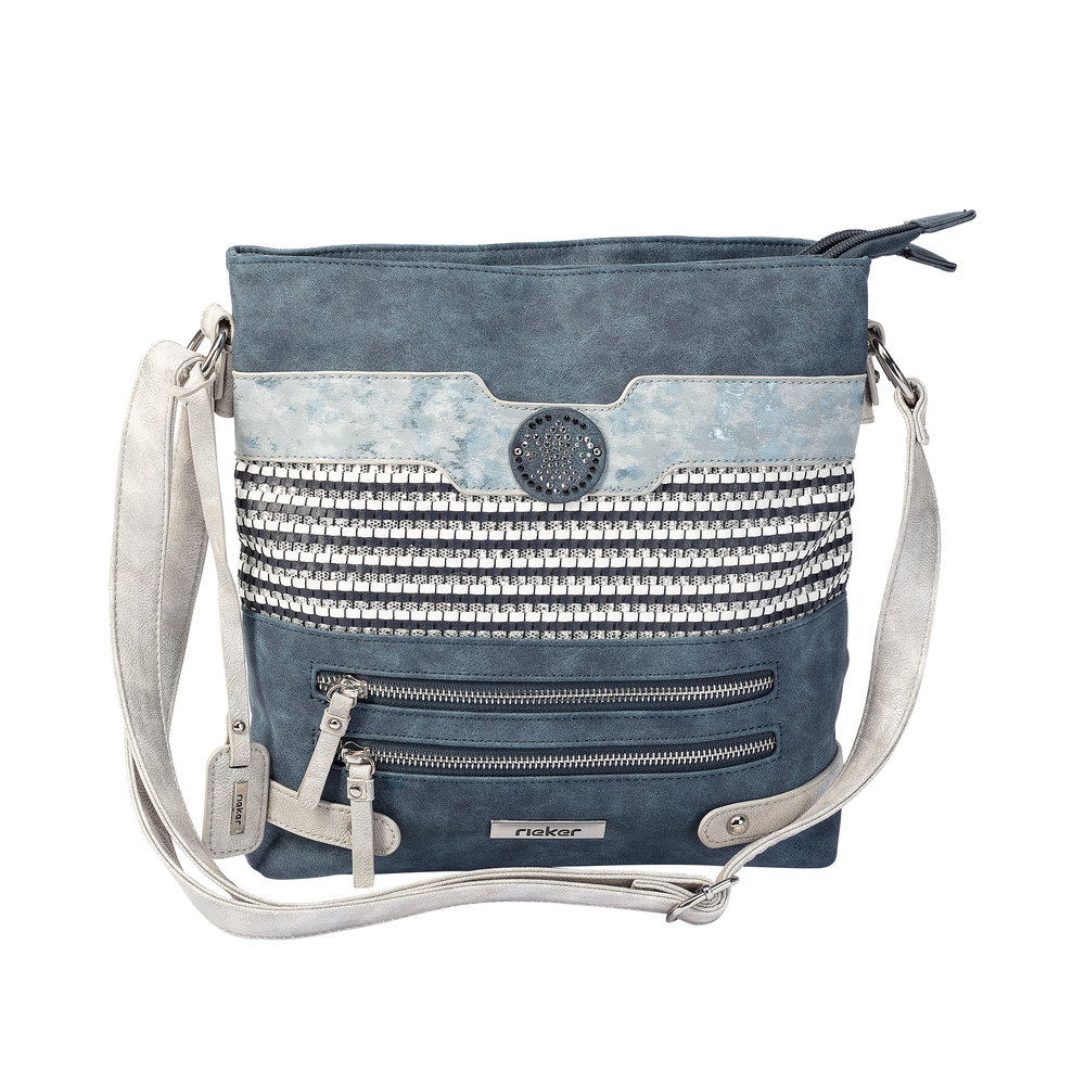 RIEKER Damen Tasche Schultertasche blau H1346-16 Crossbody-bag