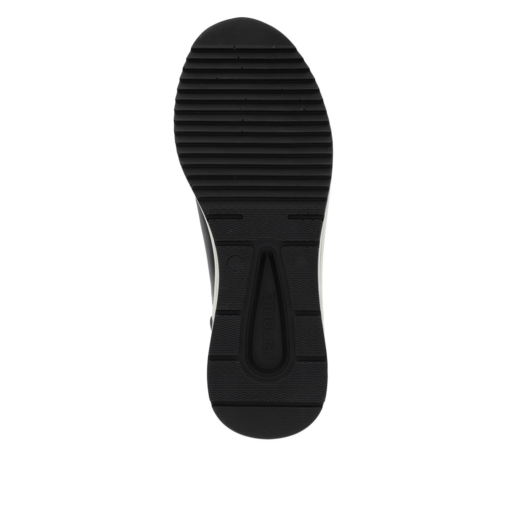 REMONTE Damen Sneaker schwarz D0T03-01 echt Leder