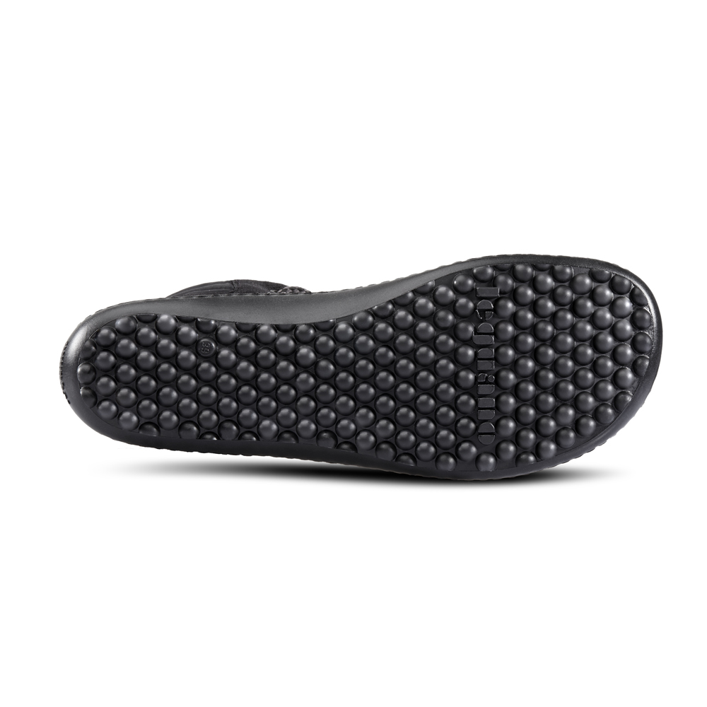 LEGUANO Kosmo schwarz Barfußschuhe warm