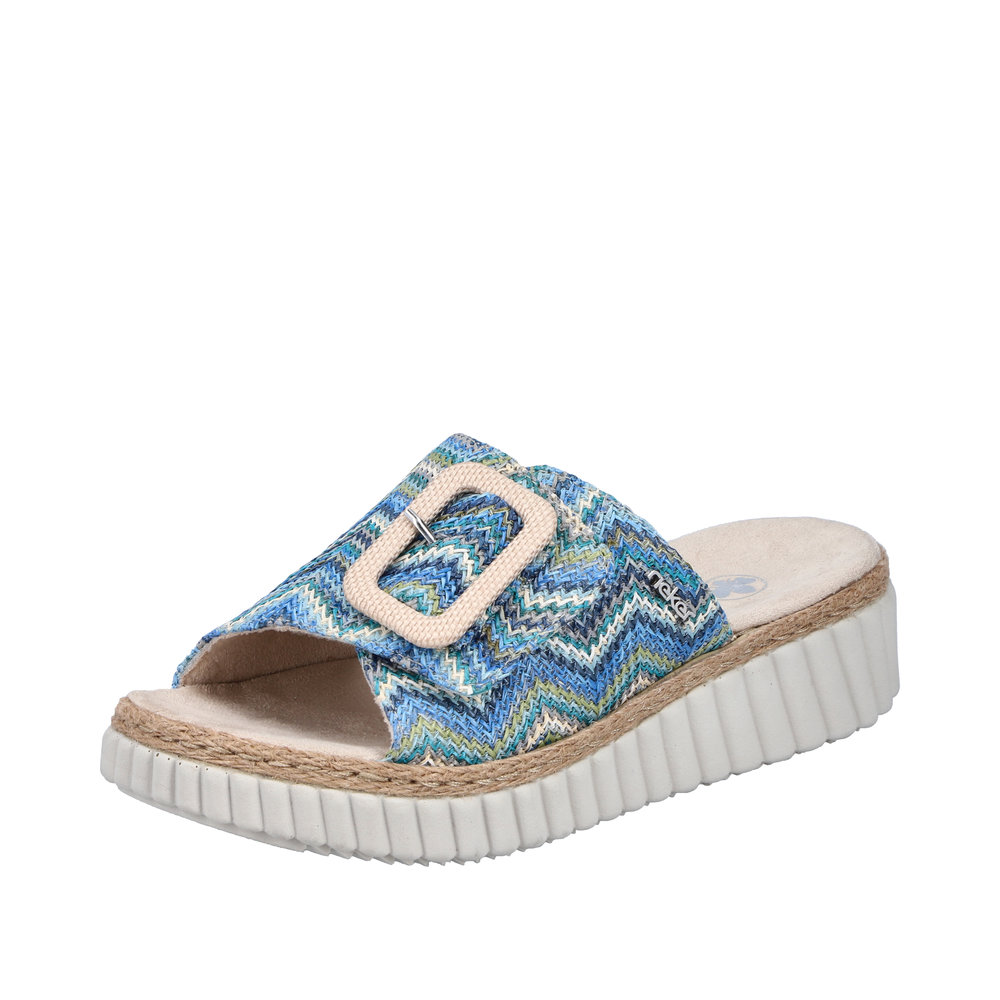 RIEKER Damen Pantolette blau 69253-90 Weite H