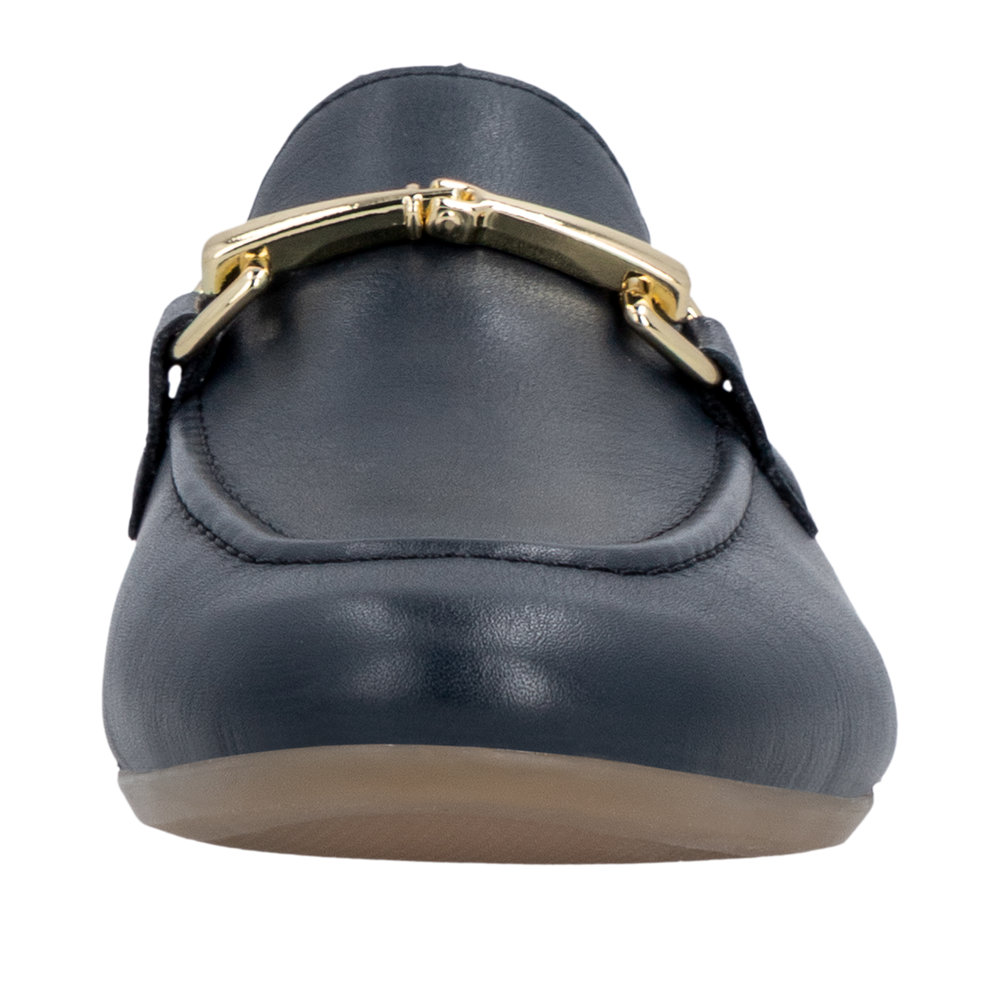 REMONTE Damen Loafer blau D0K13-14 echt Leder