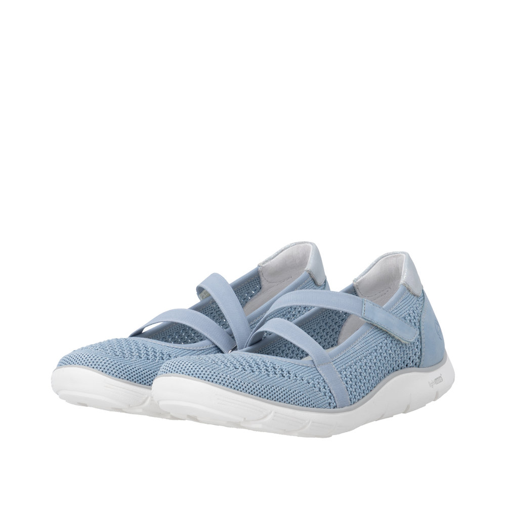 REMONTE Damen Ballerina hellblau D3G05-12 luftig