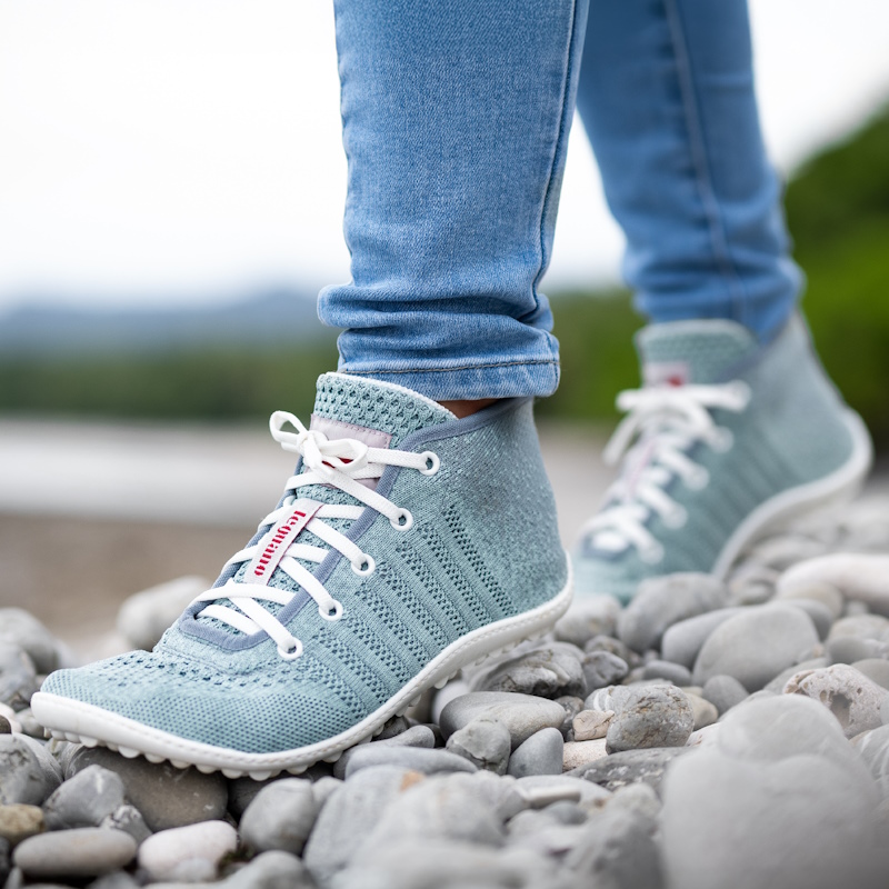 LEGUANO Go Seablue Barfußschuh Unisex hellblau