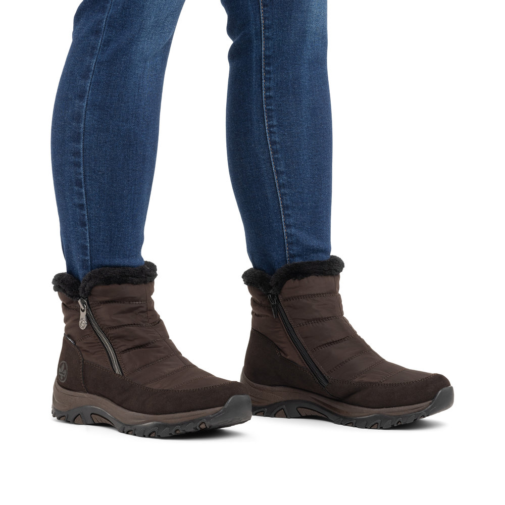 RIEKER Damen Stiefelette Boots braun M9670-25 mit TEX RIEKER Damen Stiefelette Boots braun M9670-25 mit TEX