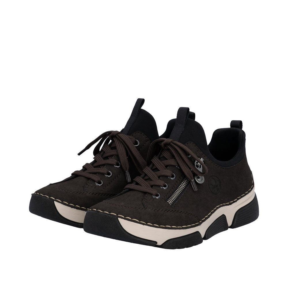 RIEKER Damen Sneaker Slipper braun 45973-25