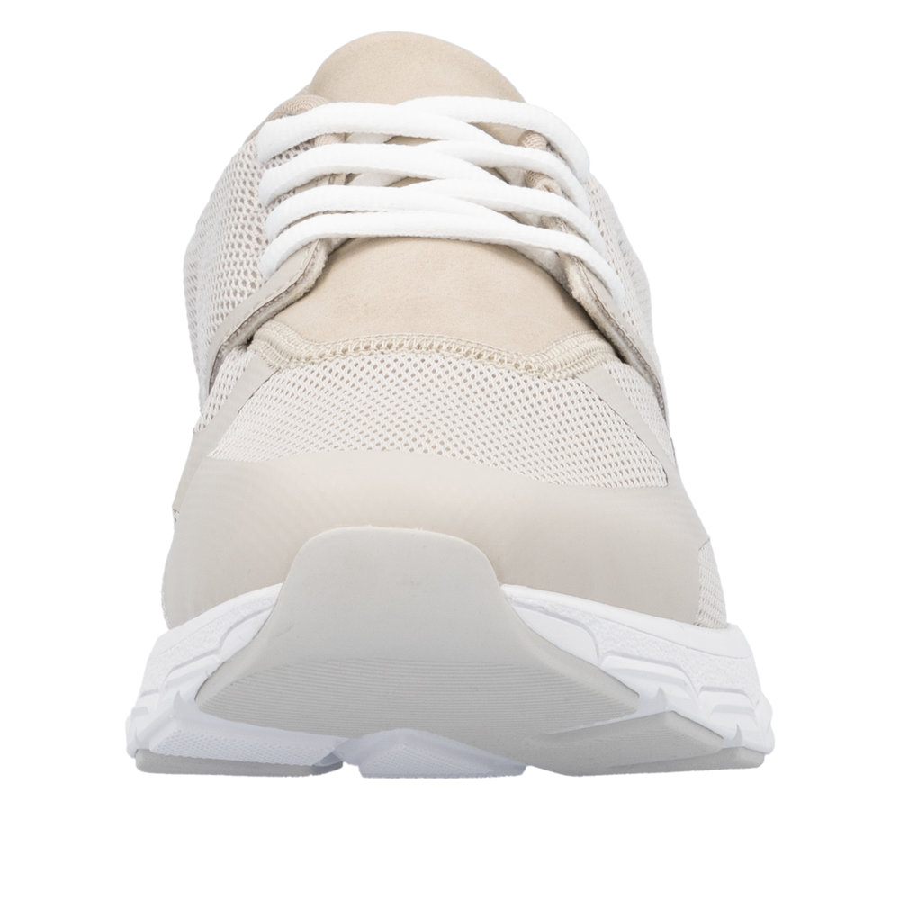 RIEKER Damen Sneaker Slipper beige M9000-60 Gummizug