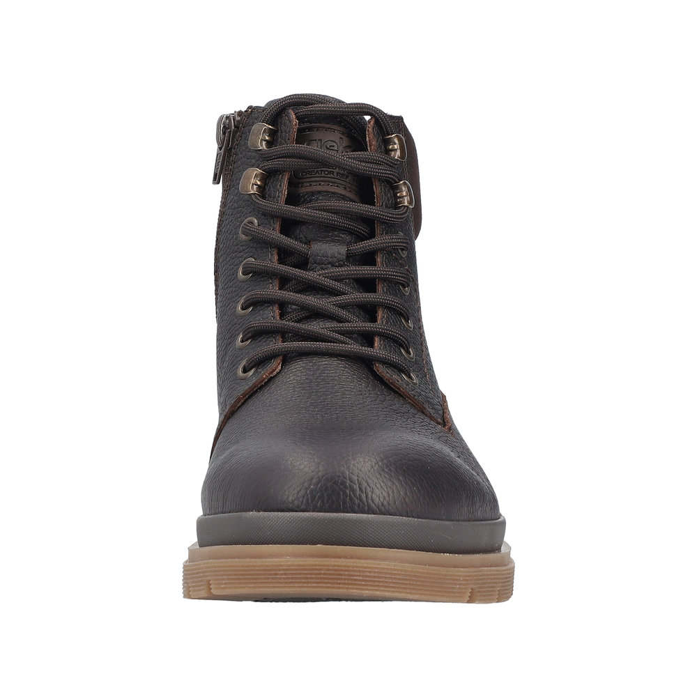 RIEKER Herren Stiefelette braun F7024-25 echt Leder mit TEX