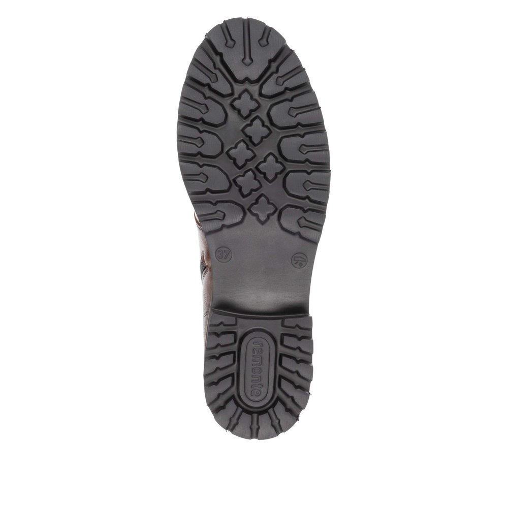 REMONTE Damen Boots Stiefelette braun D8661-24 echt Leder