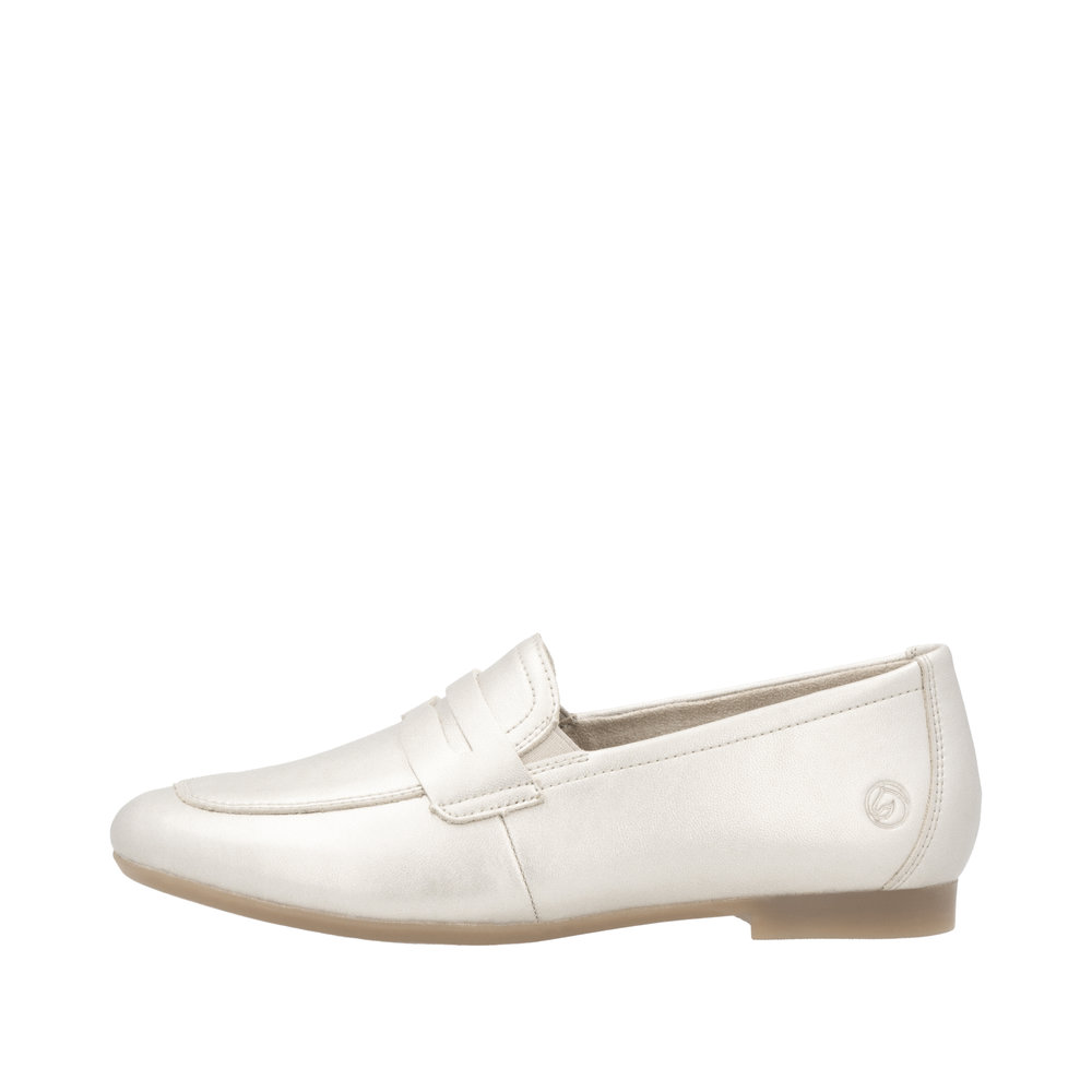 REMONTE Damen Loafer gold D0K02-90 glänzend REMONTE Damen Loafer gold D0K02-90 glänzend