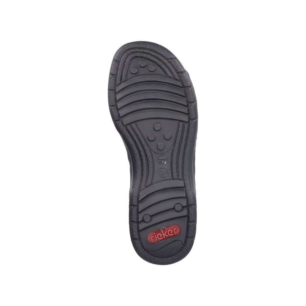 RIEKER Damen Sandale schwarz 64561-00 Leder RIEKER Damen Sandale schwarz 64561-00 Leder