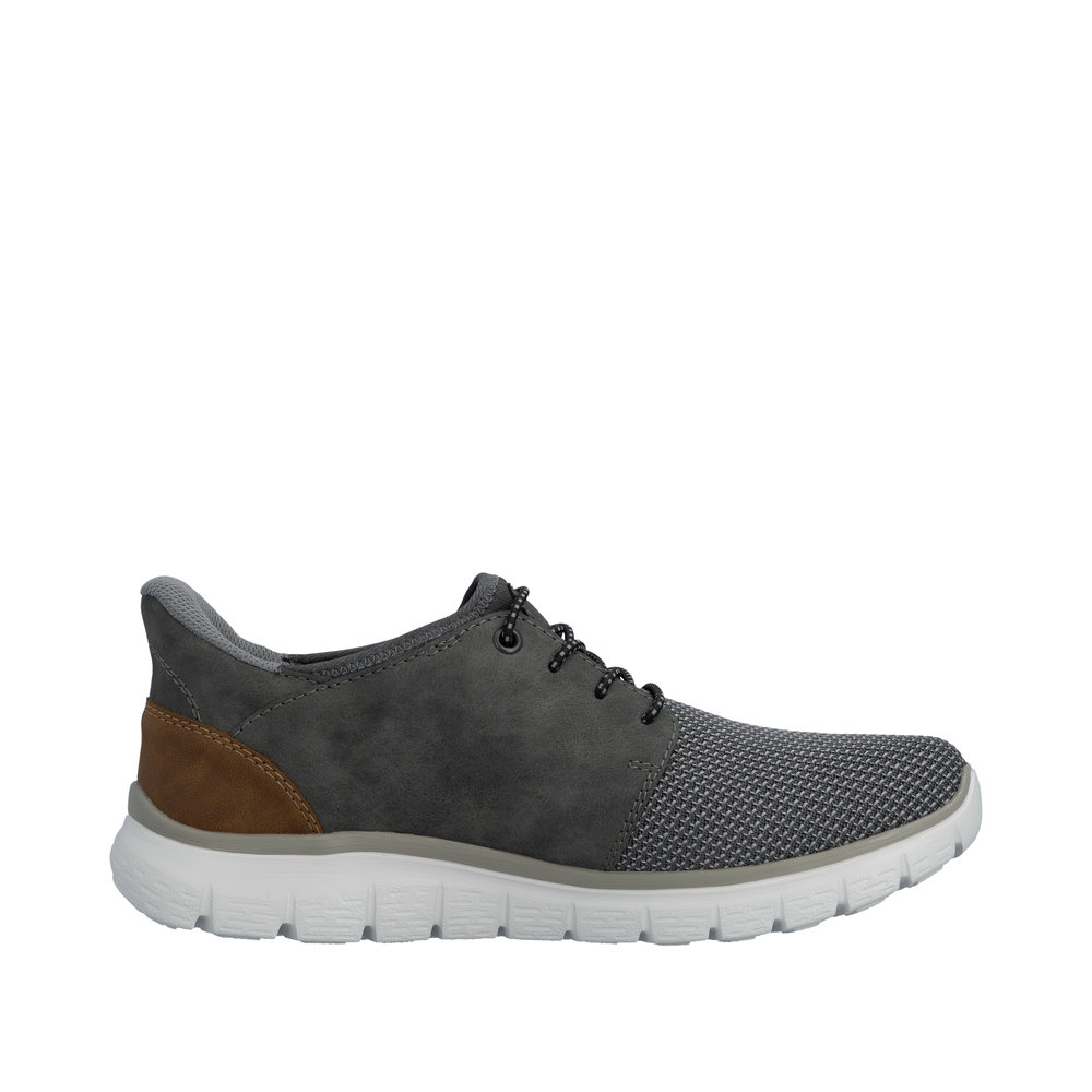 RIEKER Herren Sneaker Slipper grau B6658-42 Ready2Go