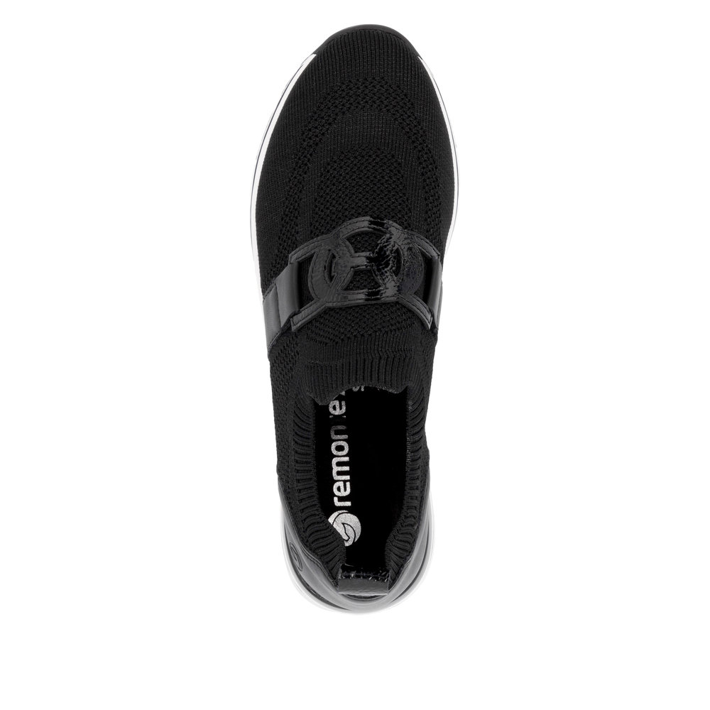 REMONTE Damen Sneaker Slipper schwarz R6713-00