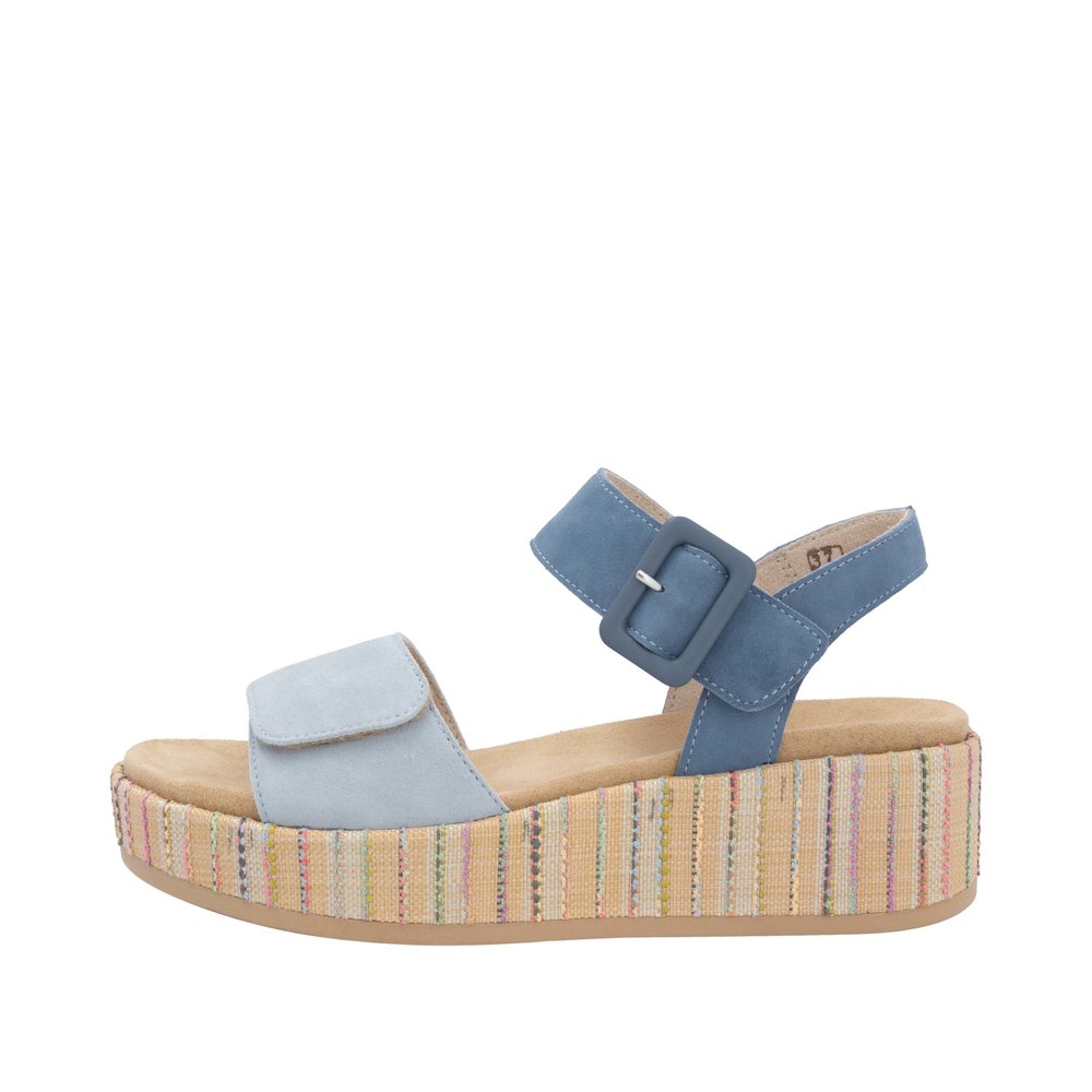 REMONTE Damen Sandale blau D1N54-12 echt Leder REMONTE Damen Sandale blau D1N54-12 echt Leder