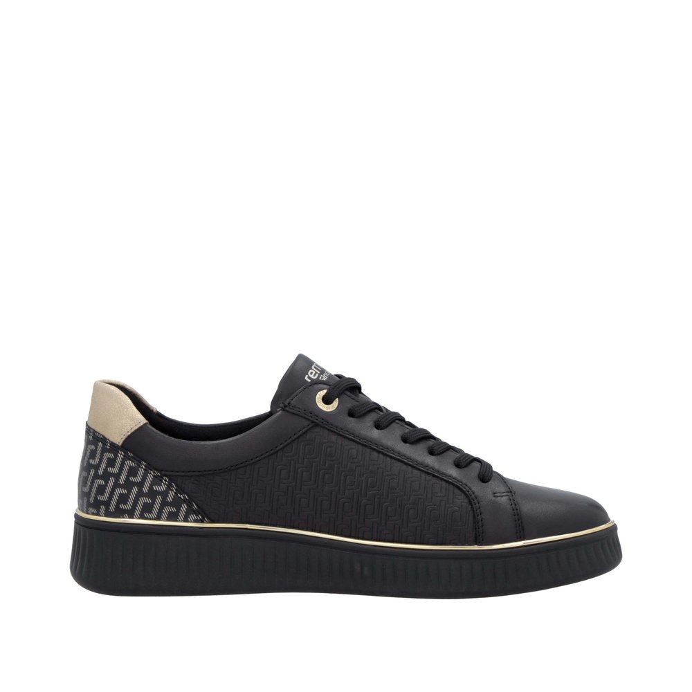 REMONTE Damen Sneaker schwarz gold D2E00-03