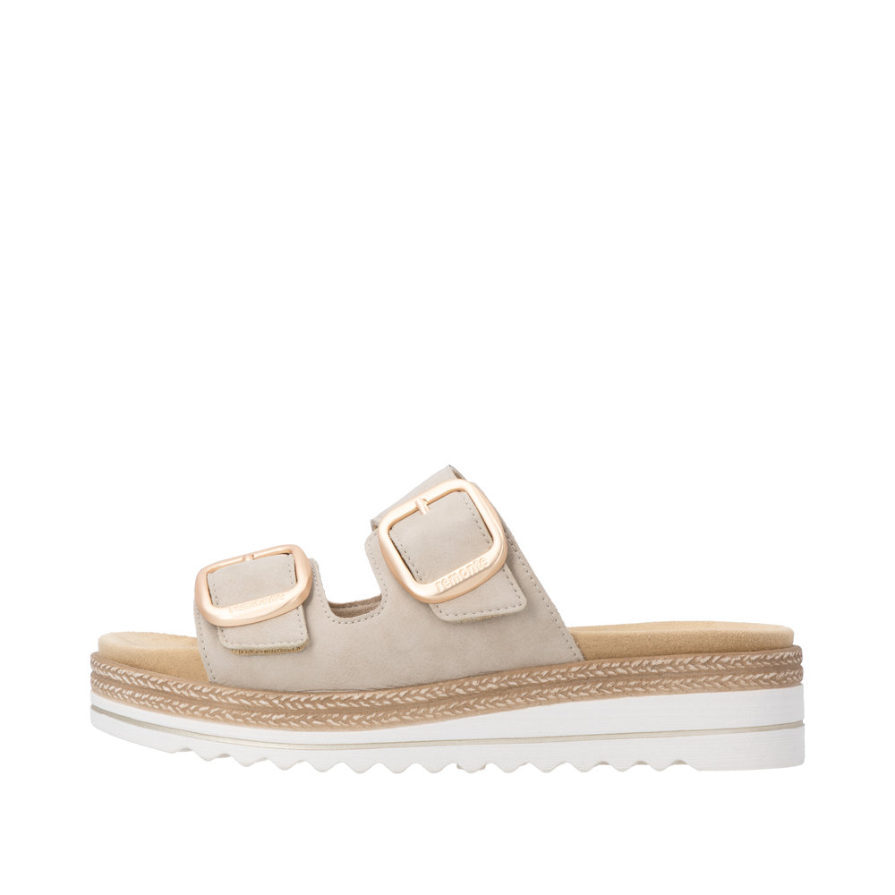 REMONTE Damen Pantolette beige D0Q66-62 lose Einlage REMONTE Damen Pantolette beige D0Q66-62 lose Einlage