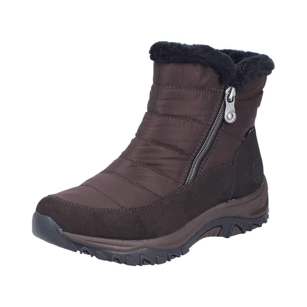 RIEKER Damen Stiefelette Boots braun M9670-25 mit TEX