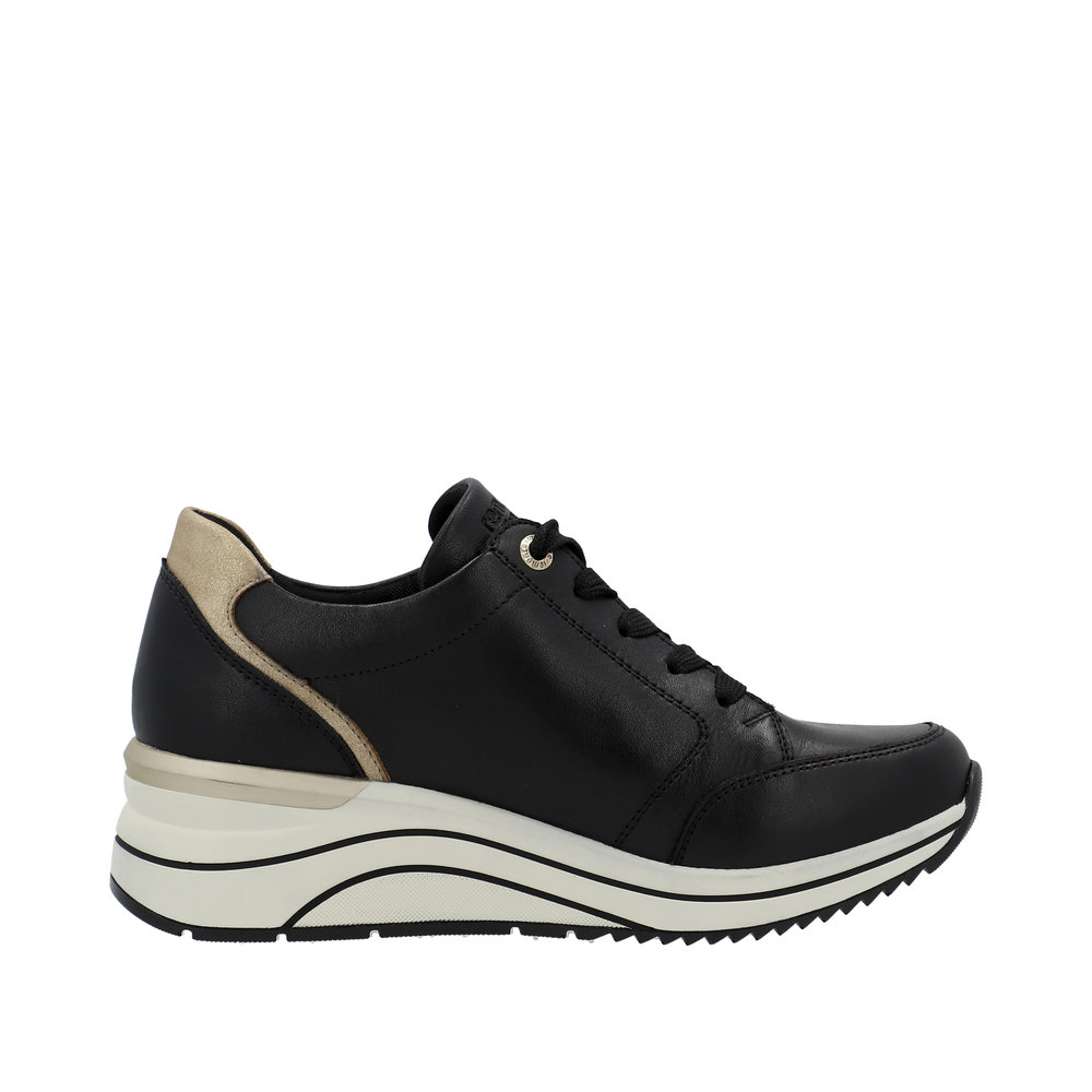 REMONTE Damen Sneaker schwarz D0T03-01 echt Leder REMONTE Damen Sneaker schwarz D0T03-01 echt Leder
