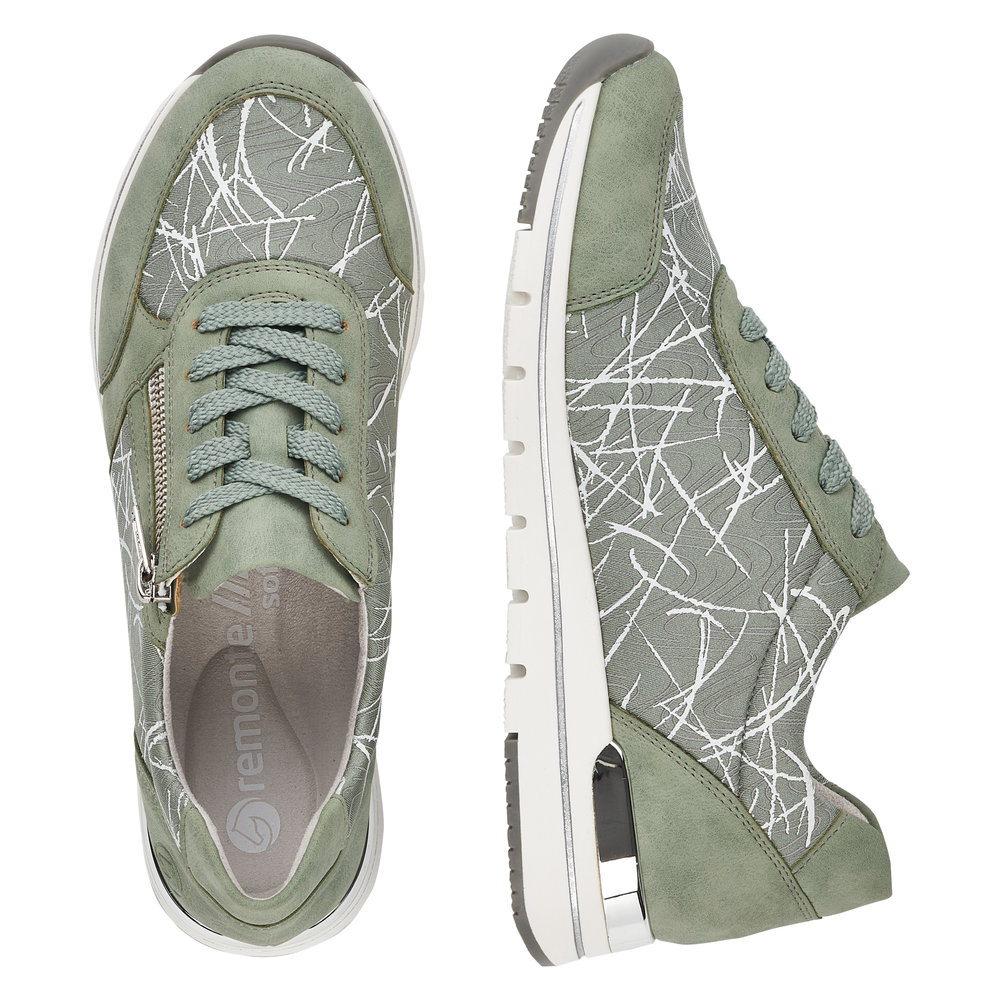 REMONTE Damen Sneaker grün R6700-52
