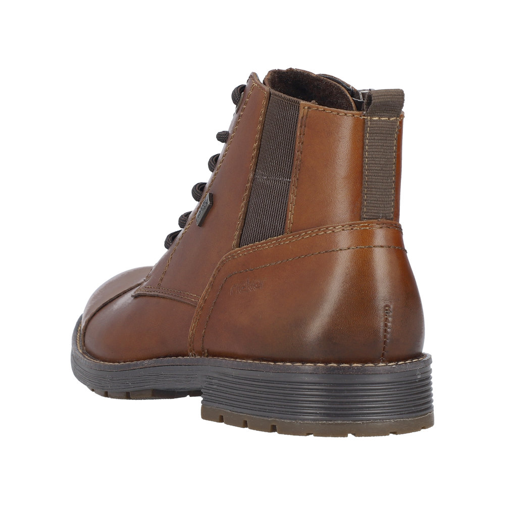 RIEKER Herren Stiefelette braun F4512-24 Leder und TEX