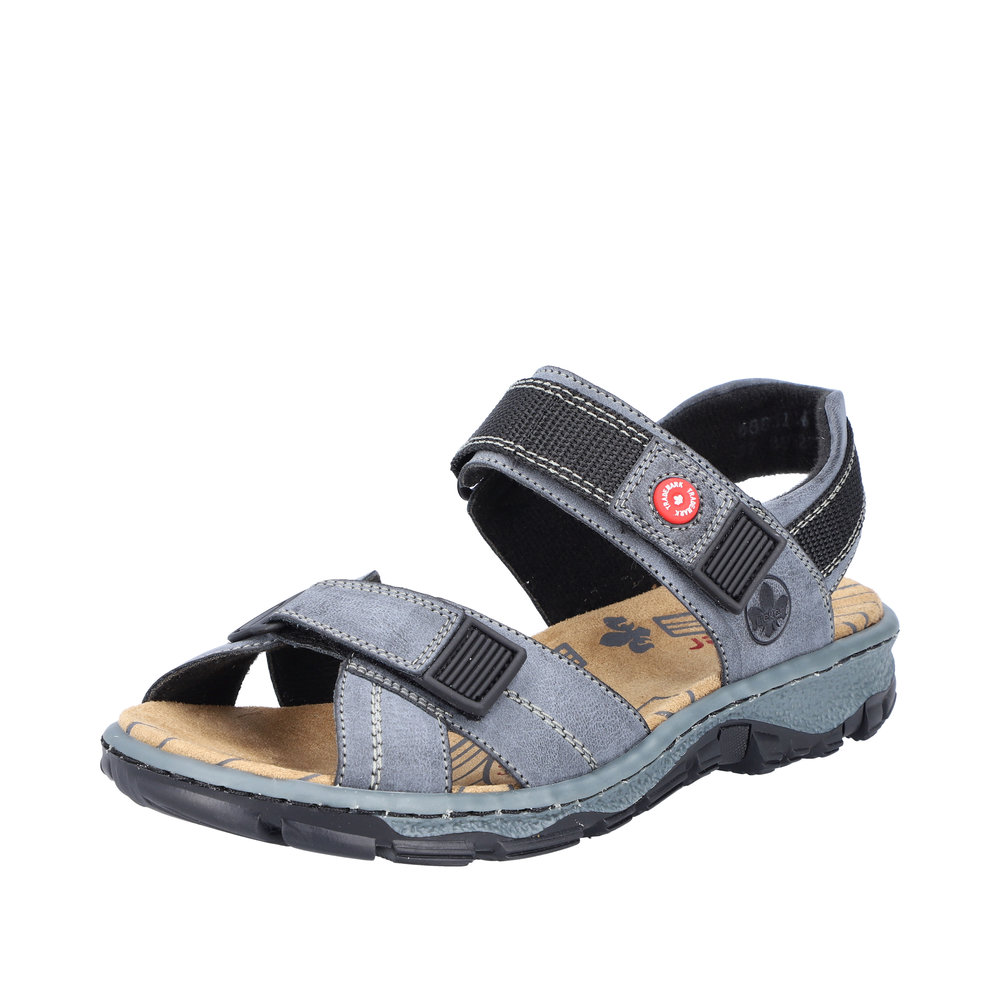 RIEKER Damen Sandalette Trekking blau 68851-14 Trekkingsandale