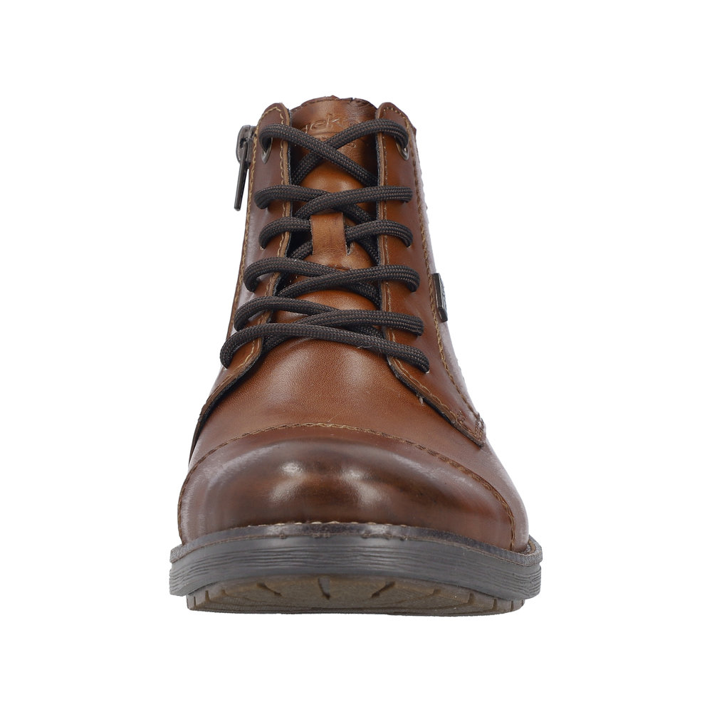 RIEKER Herren Stiefelette braun F4512-24 Leder und TEX