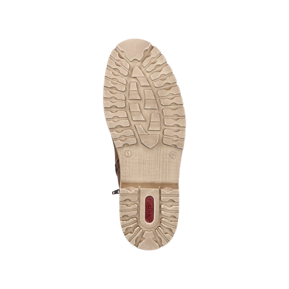 RIEKER Herren Stiefelette braun F3614-25 warm und mit TEX