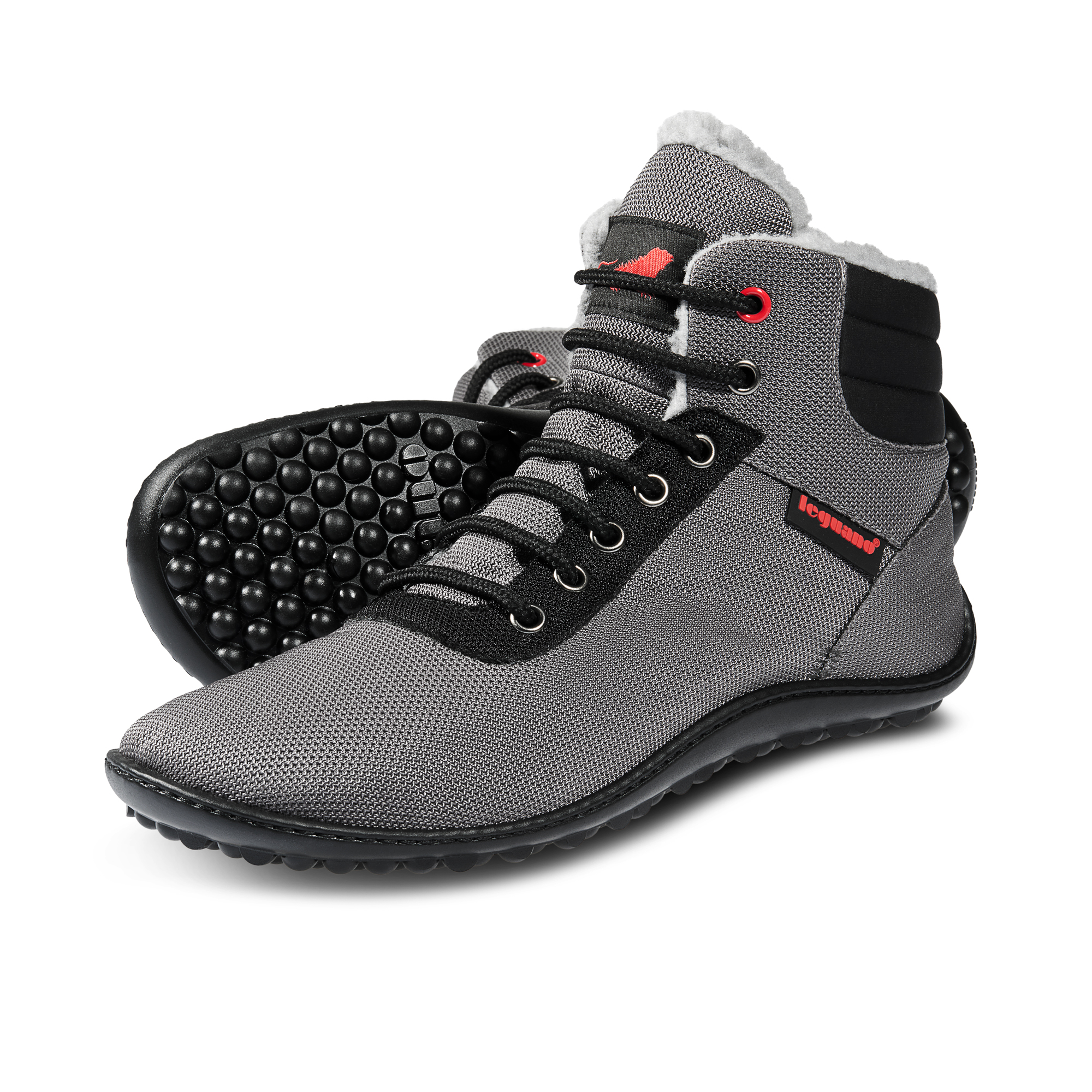 LEGUANO Kosmo anthrazit Barfußschuhe warm LEGUANO Kosmo anthrazit Barfußschuhe warm