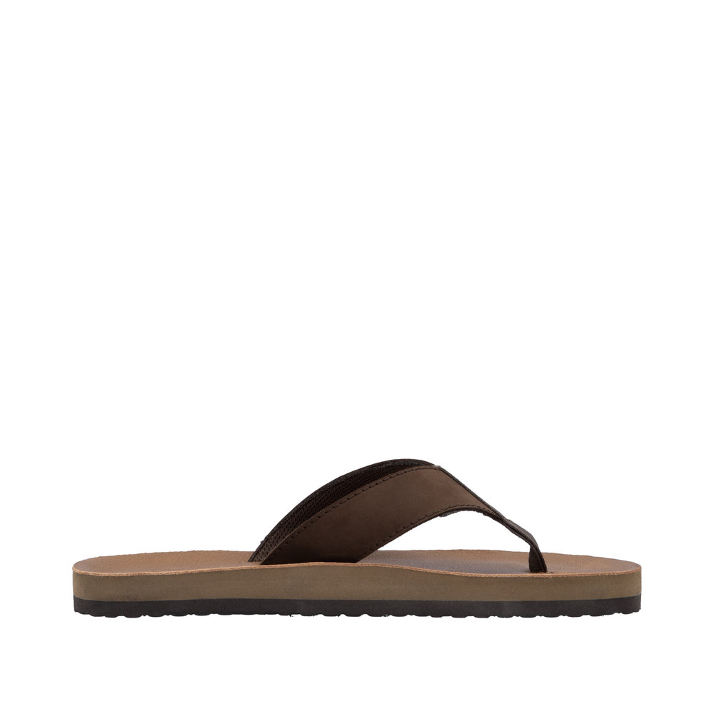 RIEKER Herren Pantolette Zehentrenner braun 20152-25 Flip Flop