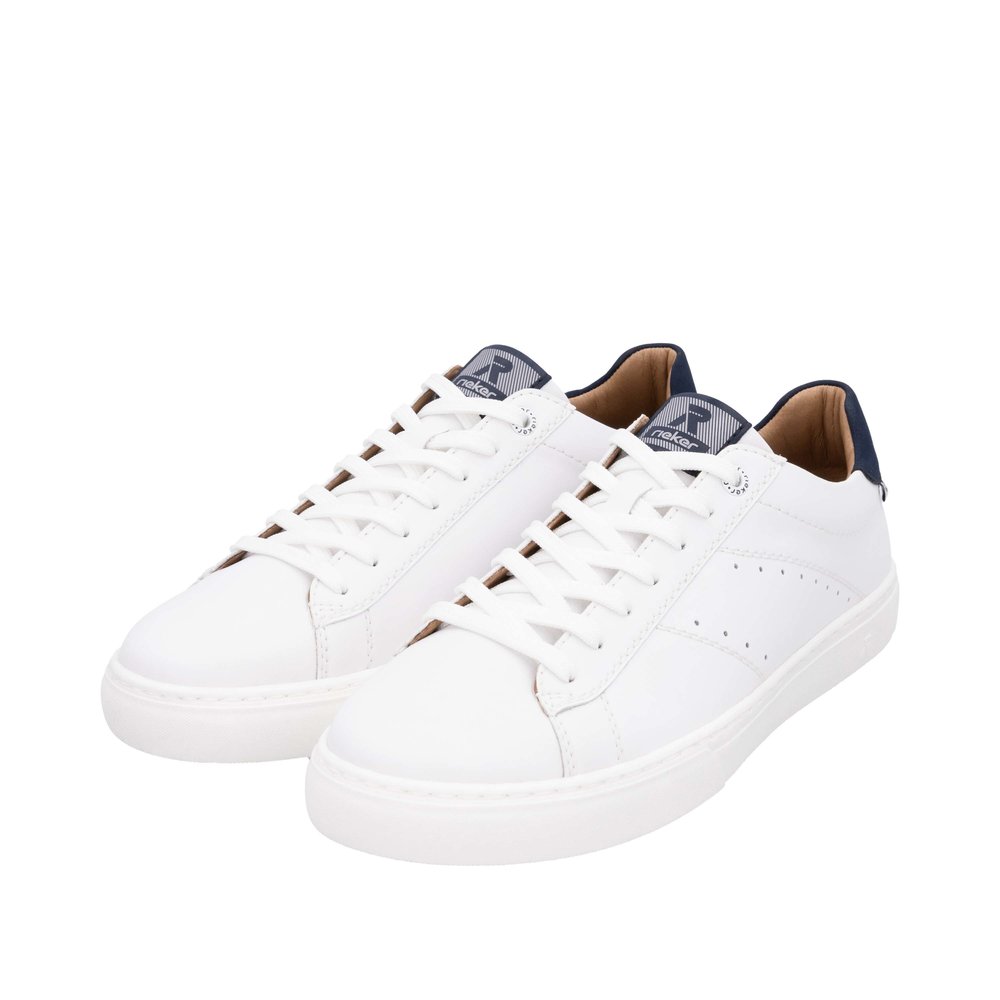 RIEKER Herren Sneaker weiß U0704-80 Lederfutter
