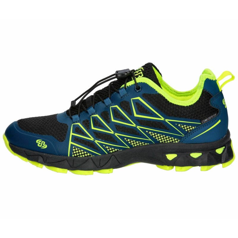 BRÜTTING Mission Petrol Schwarz Lemon 191292 Walkingschuhe BRÜTTING Mission Petrol Schwarz Lemon 191292 Walkingschuhe