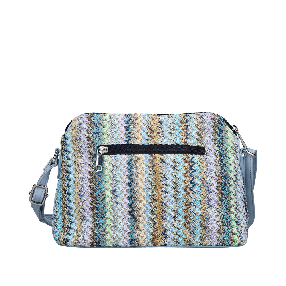 RIEKER Damen Tasche Schultertasche blau bunt H1510-90