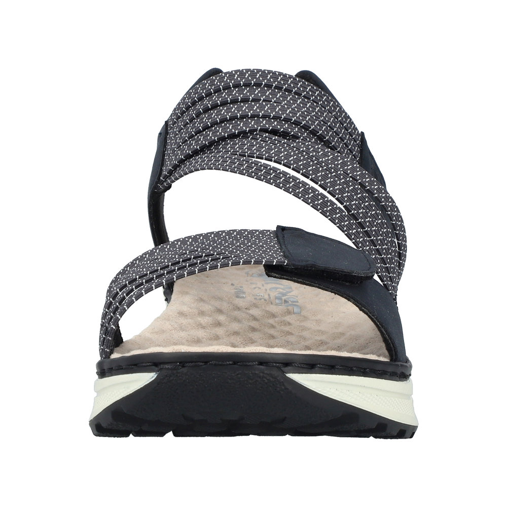 RIEKER Damen Sandale blau 65671-14 Weite H